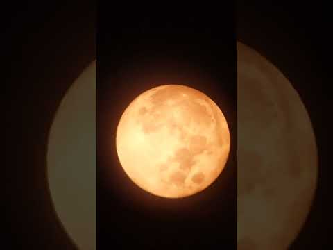 how i see moon through a telescope#full moon on March 25