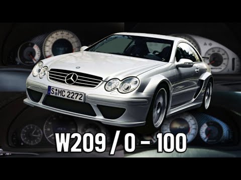 Mercedes Benz CLK W209 (0-100 KM/H) (0-60 MPH) ACCELERATION BATTLE