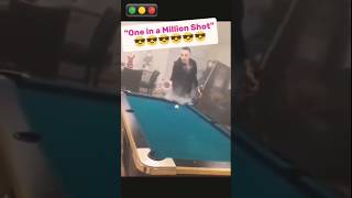 One in a Million Shot 😎 #8ballpool #billiards #trickshots #8ball #shorts #viralshorts #youtubeshorts