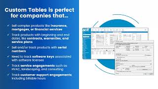 Act! CRM Training | Custom Tables for Expanded Data Management