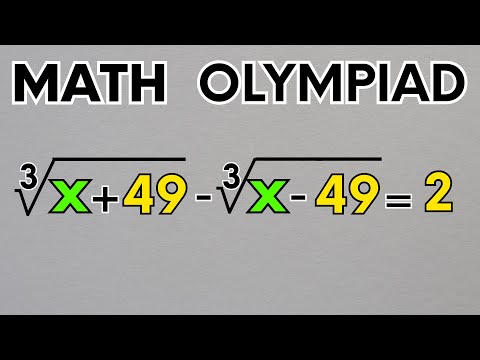Germany I Math Olympiad I A Great Cube Root Question I Can You Solve It?