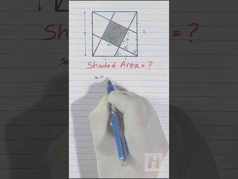 Find the shaded area | Trigonometry #math #matholympics #americanmath
