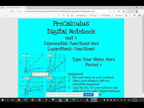 Digital Notebook Download Directions
