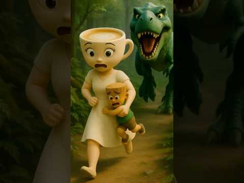 Cappuccino and Son Lost in the Jurassic Period 🦖