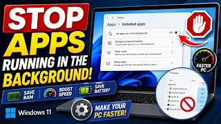 How to Stop Windows 11 Apps from Running in the Background (Boost Performance & Save Battery)