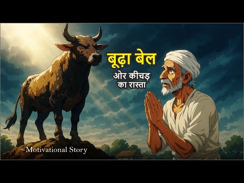 "बूढ़ा बैल और कीचड़ का रास्ता"। Motivational Story Video. एक बेल ओर मालिक की करुण कहानी इन हिन्दी ।
