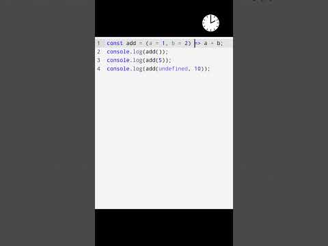 JavaScript Default Parameters | Output Challenge 🚀 #coding #javascript #outputchallenge
