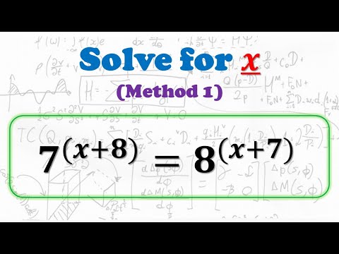 Learn to Solve this Function (Alternative / Method 1)