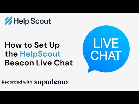 How to Set Up the HelpScout Beacon Live Chat