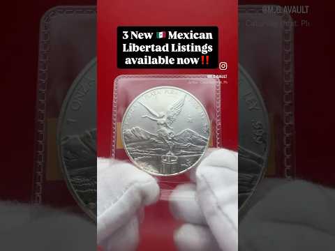 New Silver Coins Available!!! #fypage #coin #mexicansilvercoins #ebaystore #mexicanlibertad #silver
