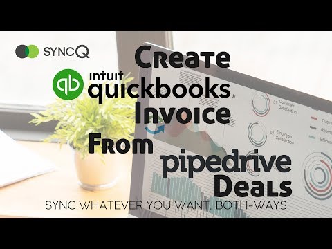 SyncQ - Creating Invoice from Pipedrive Deal