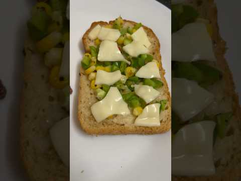 Cheese chilli corn toast - quick tasty evening snack - 15 mins recipe #foodvlog #ddlj #srk