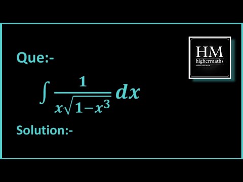 Integration Solved Question || calculus || highermaths ||