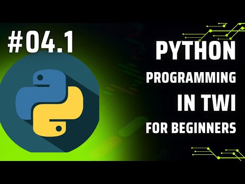 Python Programming In Twi: Day 4.1 - Oerators (Arithmetic Operators)