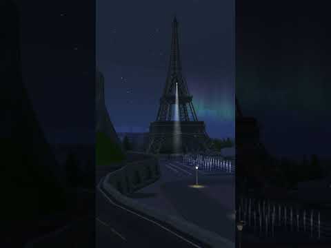 Simffeil Tower at Night #sims4 #sims4mods #aviodora #sims4openworld