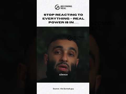 The Sunnah Guy on Why Staying Silent Is a Sign of Strength