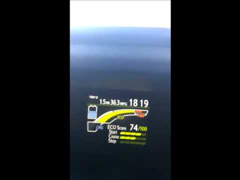 كيفية قيادة سيارة تويوتا بريوس سي هايبرد How To Drive Toyota Prius C get 68 MPG