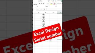 Design serial number in excel #serialnumber #excelformula #excelvbatutorial #exceltable