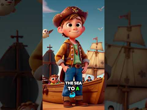 "The Pirate Boy’s Treasure: A Story of Sharing and Kindness" #lifelessons #pixarstyle#pirates