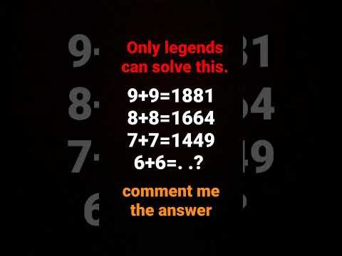 IQ math practise. . (8)...#maths