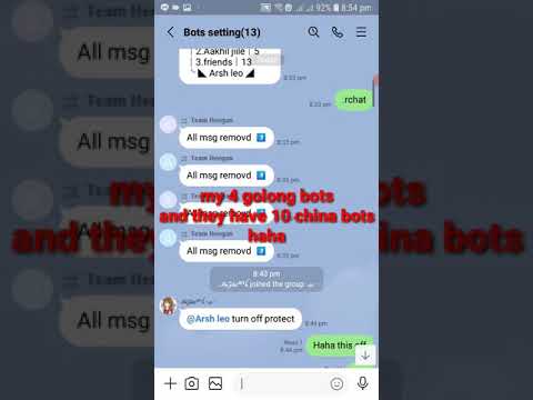 Golong war 4 protect line bot test with 10 china bots haha