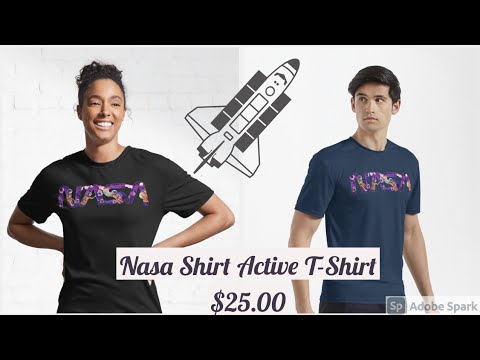 Nasa Shirt, Active T-Shirt $25.00