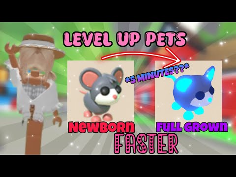 BEST TIPS TO AGE PETS QUICKLY *WORKS* #adoptmegrinding #roblox #adoptmegame