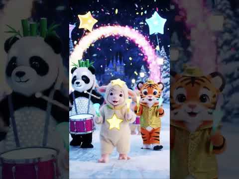 Penguin’s Sparkle Parade with Baby Animals! 🐧🍼🎉✨ #Shorts