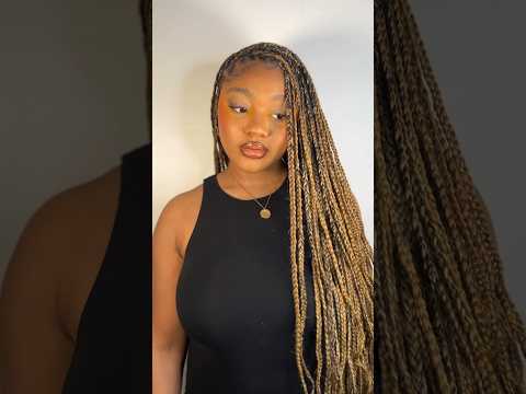 Love me some Knotless braids 😩 #braidhairstyles #braidedhair #knotlessbraids #naturalhairstyles