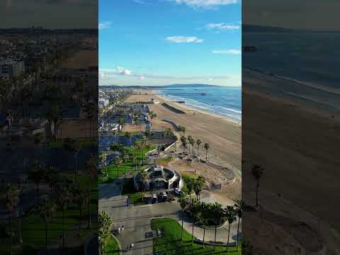 Cruisin‘ the Cali Vibes: Venice Beach Drone Delight ☀️🏝️ #losangeles