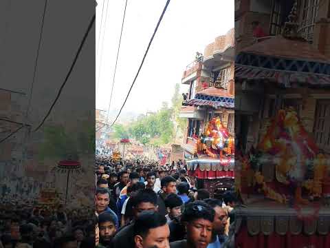 the most vibrant festivals of Nepal at Thimi. #biskajatra  #chanesiyajatra #madhyapur
