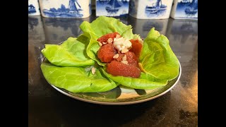 Frozen Tomato Salad, December 31, 1914 (Fannie Farmer Kitchen Cabinet)