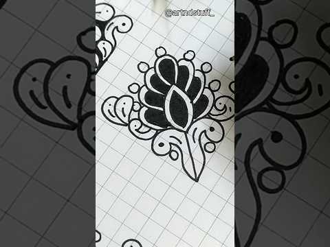 Corner Mandala Patterns - Part 3 💖 #mandalapatterns #mandalapattern #youtubeshorts #easymandalaart