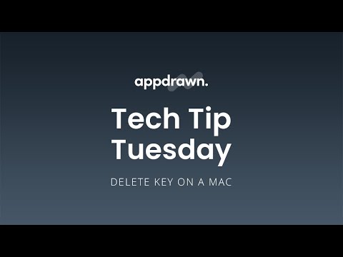Which button is delete on a laptop?