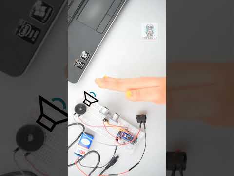 Blind Stick-code & diagram | Arduino nano #shorts #arduino #robotics