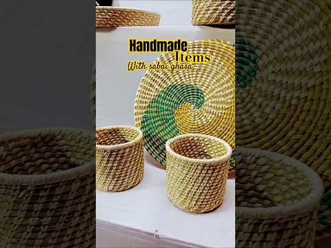 handmade items with sabai ghasa #uniqueitems