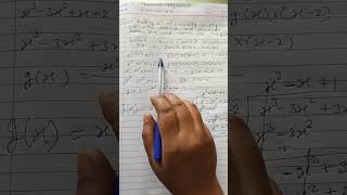 Class 10 CBSE Maths Ch.-2 Polynomials Ex. 2.3 Q. 4 find g(x) #shorts #class10maths