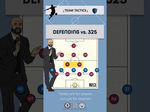 How #PepGuardiola #manchestercity defended against the 325 of Chelsea