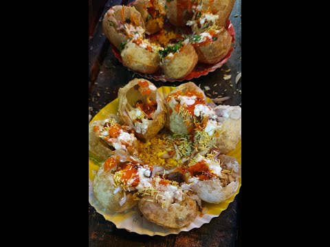 Pani Puri, Golgappa, Puchkka street food| Famous Dahi Gupchup panipuri gollgappe puchuka #streetfood