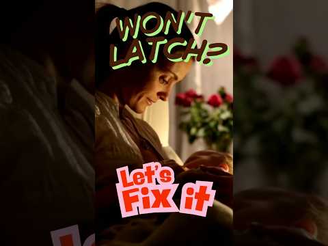 Baby Won’t Latch? 3 Gentle Fixes You Can Try Now | Pump & Lactation Guide #Shorts