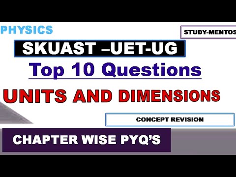 SKUAST -UET expected questions 🔥🔥🔥🔥🔥| most expected chapterwise questions