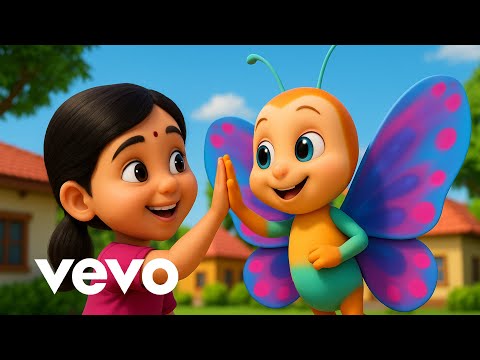 _ Titli udi bus pe chadi Popular Hindi Rhymes for Children _ Ding Dong Bells. (Official Music Video)