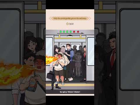 BrainPuzzle tricky quest | Crowd subway  | Level 56