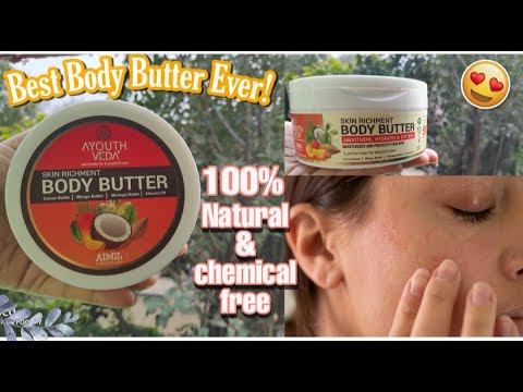 Best Body Butter For Winter|Ayouthveda Body Butter| Body Butter for Dry Skin In Winter|Review & Demo