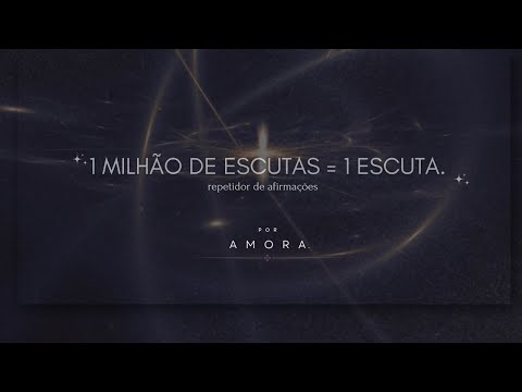 AFIRMAÇÕES REPETIDAS 1000X // repetidor de afirmações subliminal