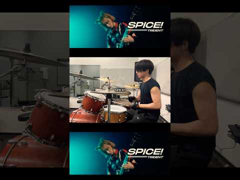 SPICE!／TRiDENT  drum     #TRiDENT #SPICE #drum #トライデント #spiceX #ガールズロックバンド #TRiDENTjapan