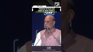 People of PoK are part of our family…: Defence Minister Rajnath Singh