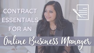 Contract Essentials for an Online Business Manager | What Clauses Does an OBM Contract Need?