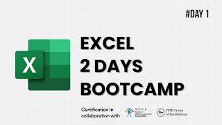 Day 1 | Excel Basics + Data Handling Essentials
