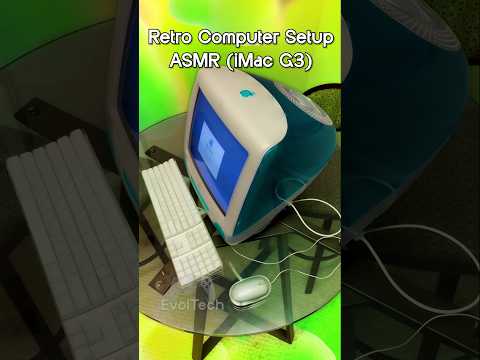 Apple Retro Computer ASMR - (iMac G3)
